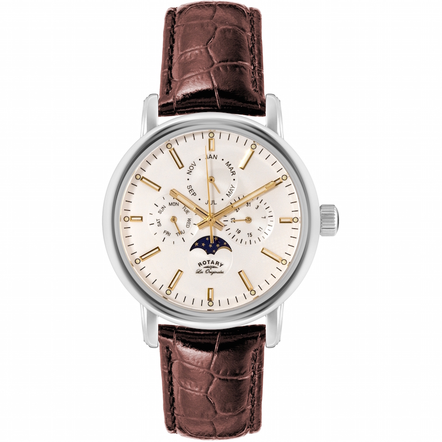 ROTARY MEN'S LES ORIGINALES MOONPHASE WATCH