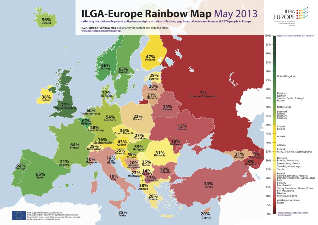 Best places to be gay in Europe 2013