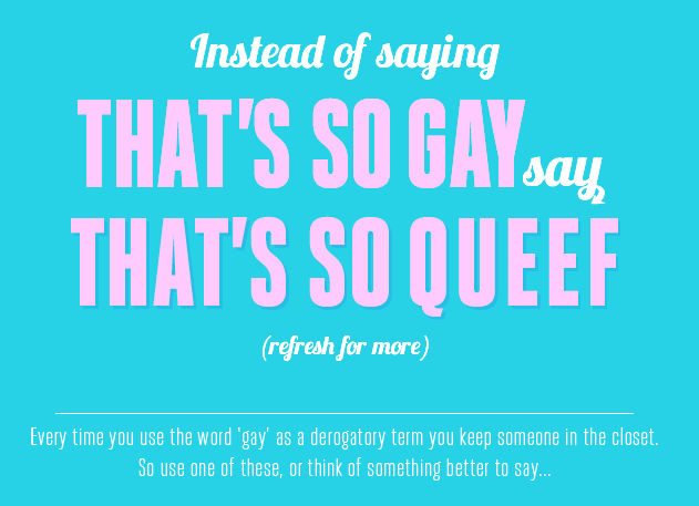 Website Helps You Stop Saying That’s So Gay