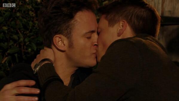 Vile Homophobic Reaction To Gay Kiss On EastEnders 1