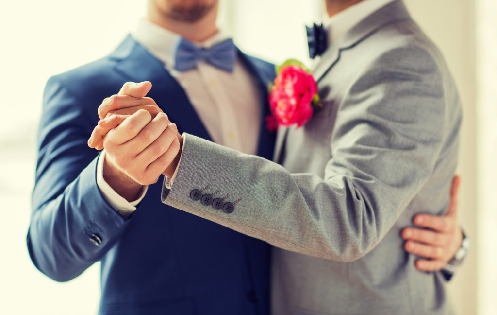 gay men getting married