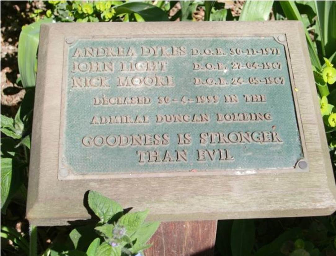 Stolen Soho Bombing Victims’ Plaque Replaced