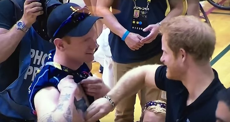 Prince Harry’s Cheeky Nipple Tweak