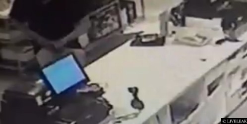 The Horrific Moment A Man Saws Off His Johnson In Front Of Shop Assistant