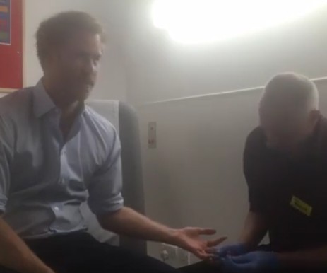 Prince Harry takes HIV test live on social media
