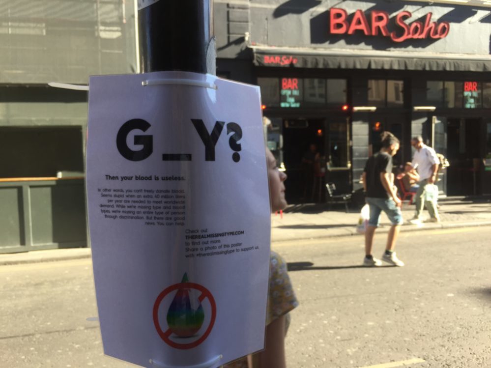 What are these posters that have cropped up in Soho?
