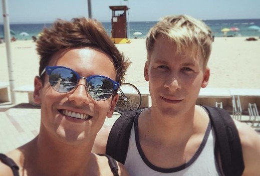 Tom Daley and Dustin Lance Black