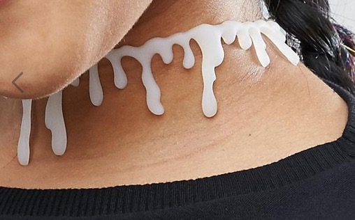 You can buy this rather rude "pearl necklace" choker from ASOS 1 ASOS Blood choker