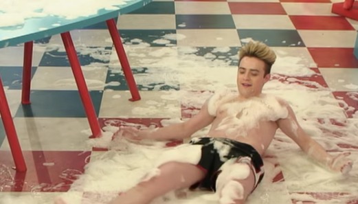 Jedward get very frothy