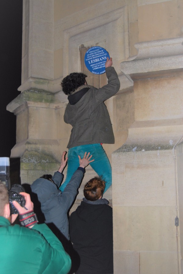 Activists take over London's landmarks to reclaim LGBT+ history 3 Sexual Avengers