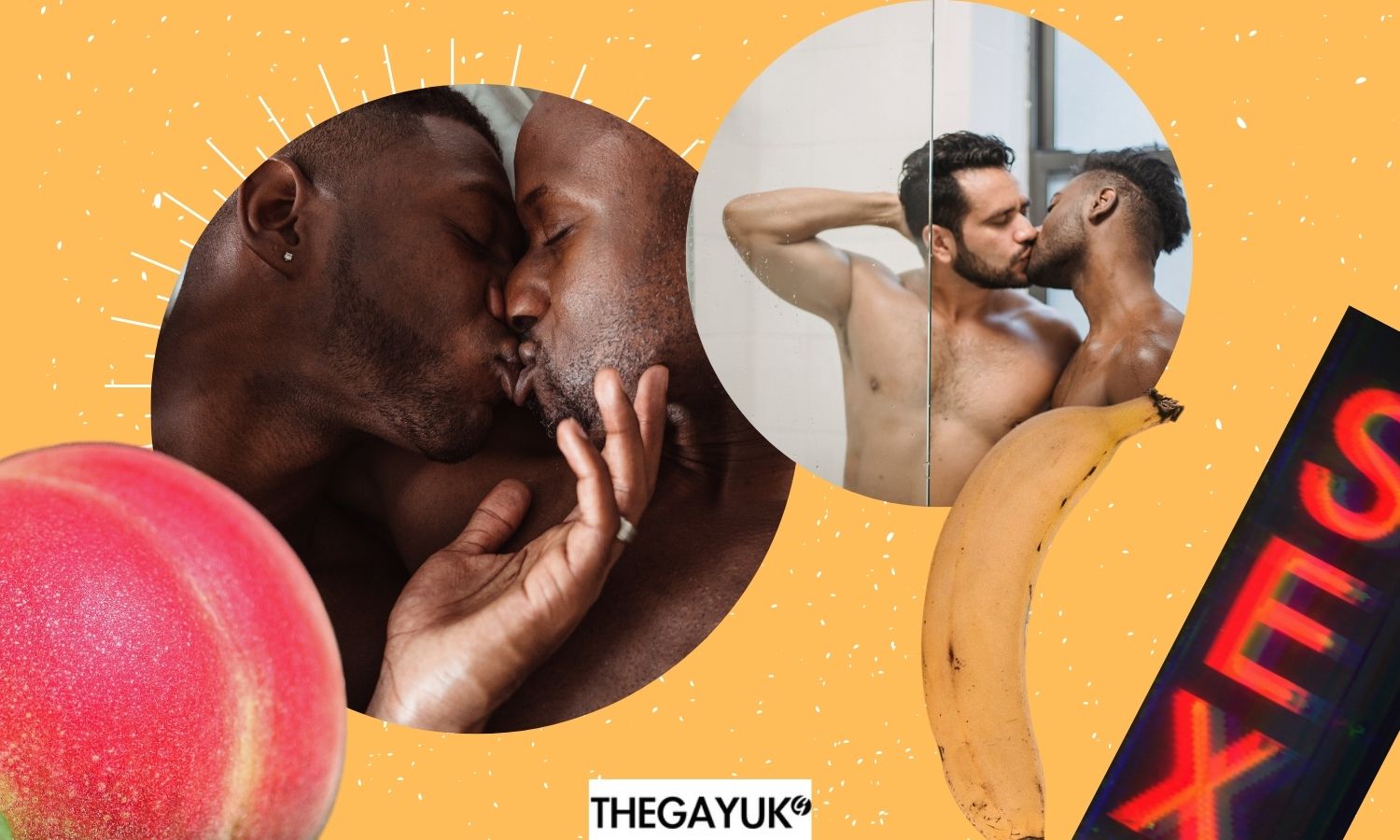 Places where gay men have said they've had sex