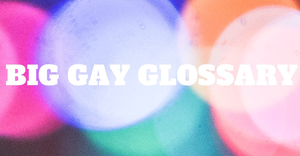 BIG GAY GLOSSARY | Gloryhole