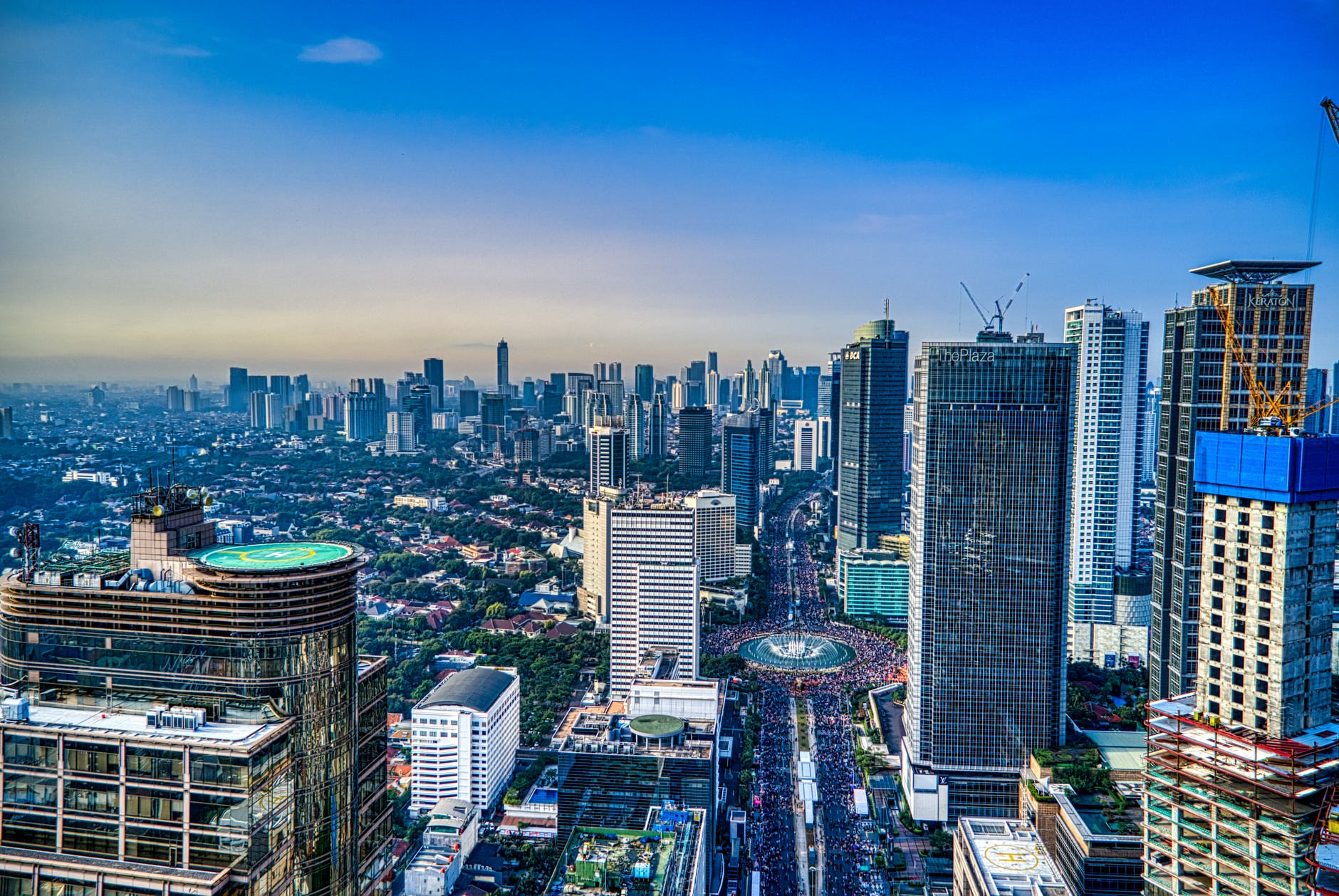 aerial view of cityscape