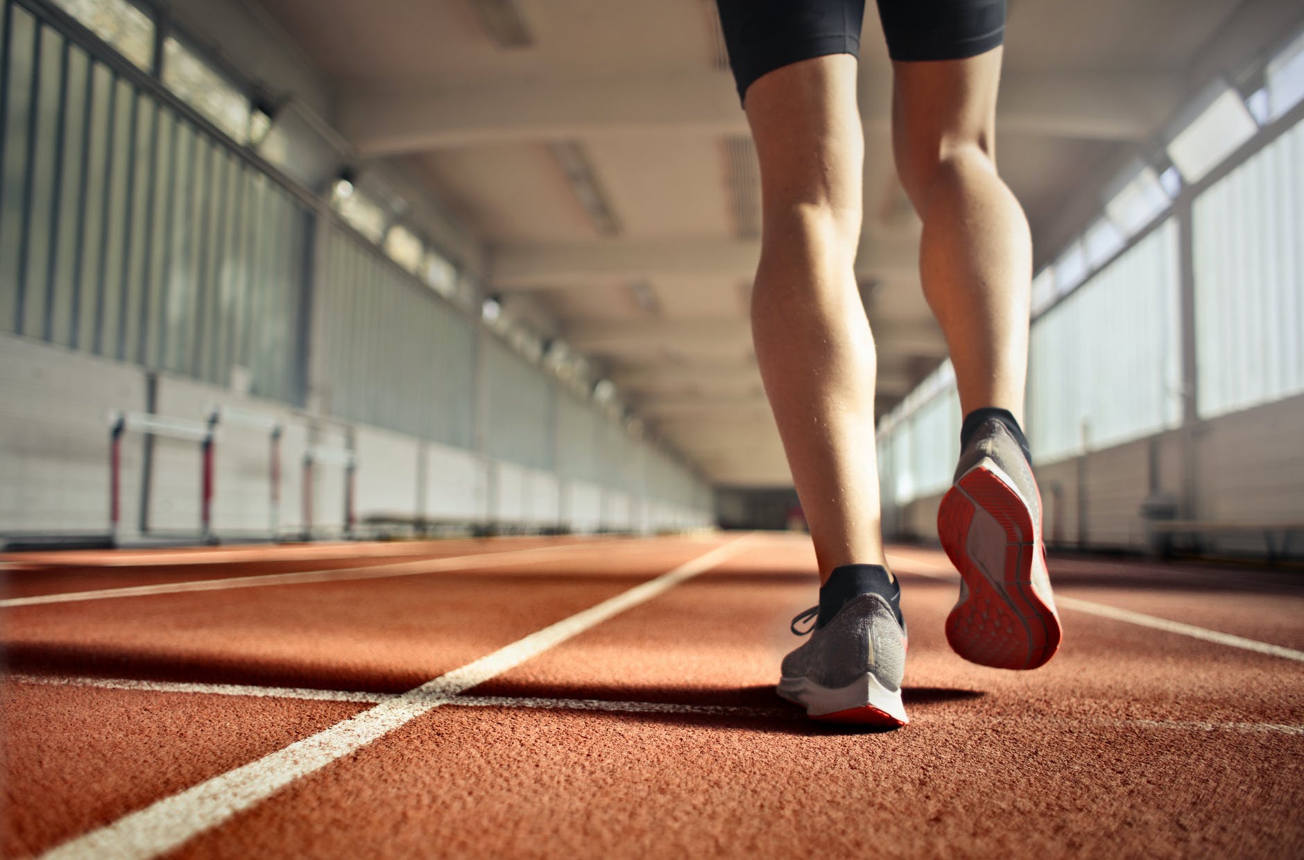 Can exercise help with erection problems? 3 fit athlete during training on running track