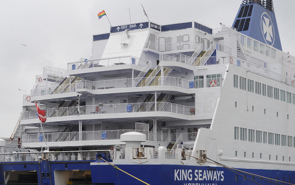 This ferry company is flying the Rainbow flag for Pride this week
