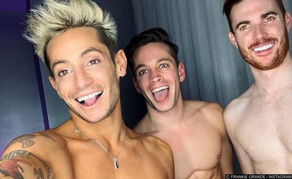 Frankie Grande feeling confident and isn’t ruling out another 3 way relationship