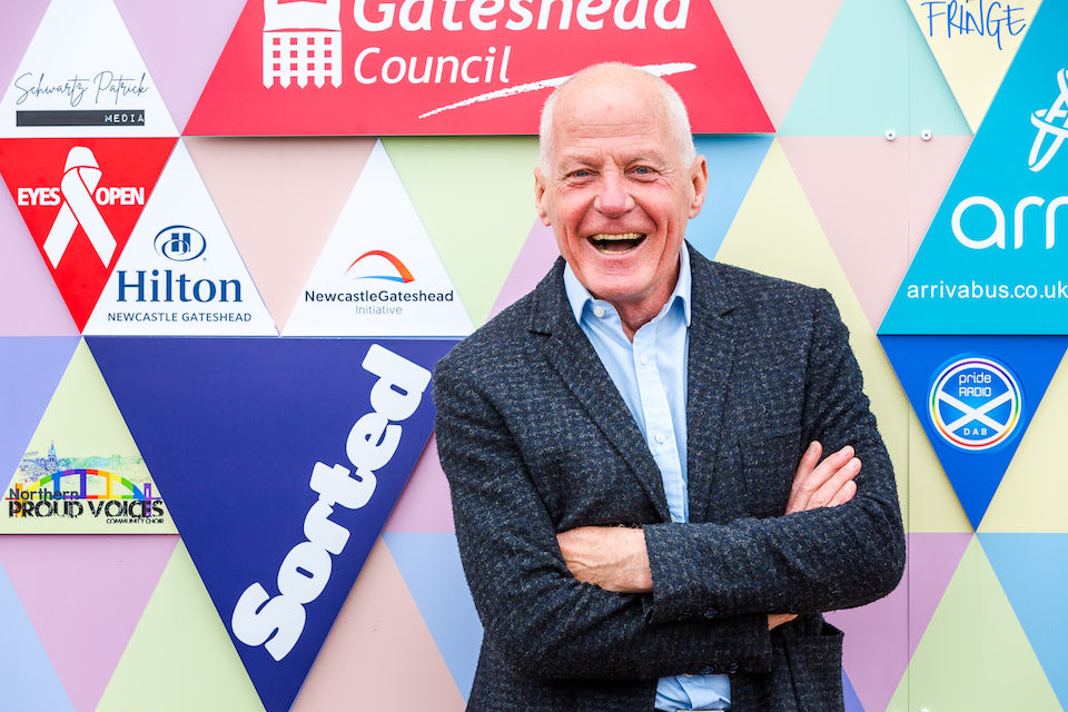 Lord Cashman officially opens the UK's Pride Media Centre 1