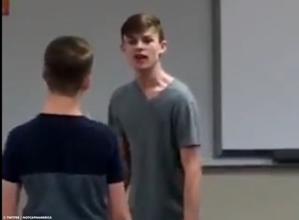 This student has gone viral after hitting out at a homophobic bully