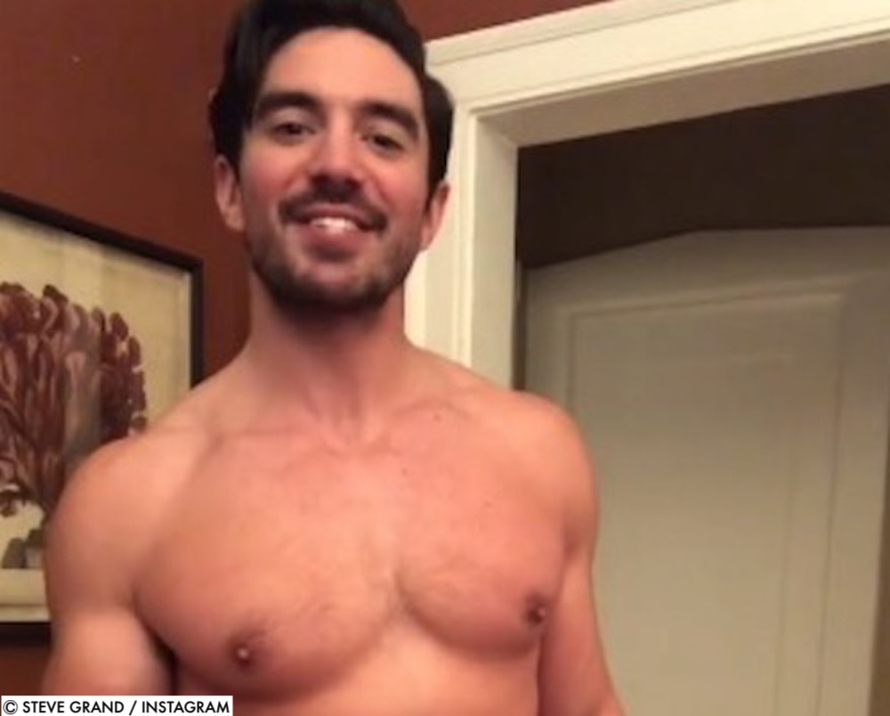 Steve Grand just worked out in nothing but a jockstrap 1