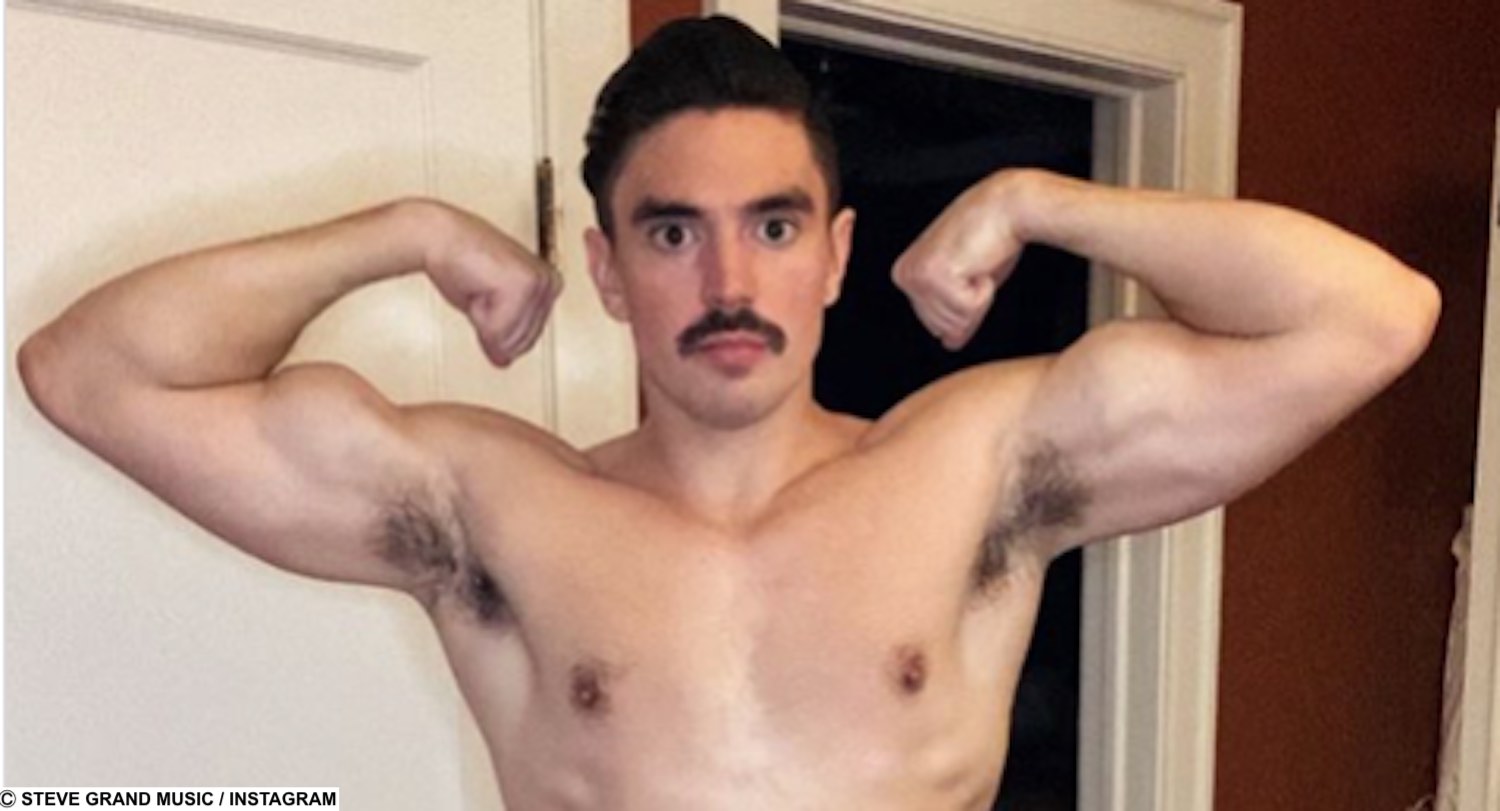Steve Grand is giving us retro 70’s gay vibes and we love
