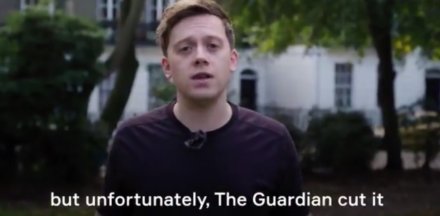 Here's Owen Jones' challenge to right-wing media after the Guardian cut his YouTube channel 2