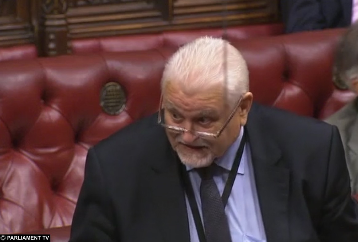 Lords have voted to ban Lord Maginnis over homophobic bullying claims