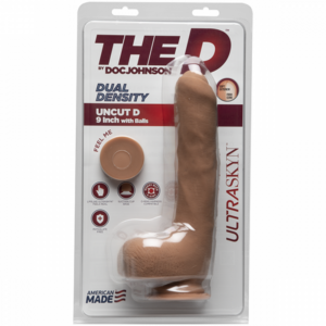 The D Uncut D with Balls Caramel 9in