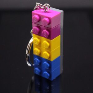 Pansexual Brick Keyring