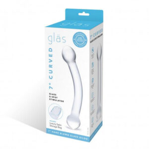 Glas Curved Glass G Spot Stimulator Clear 7in