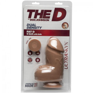 The D Fat D with balls ULTRASKYN Caramel 6in