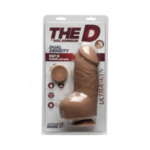 The D Fat D with balls ULTRASKYN Caramel 8in